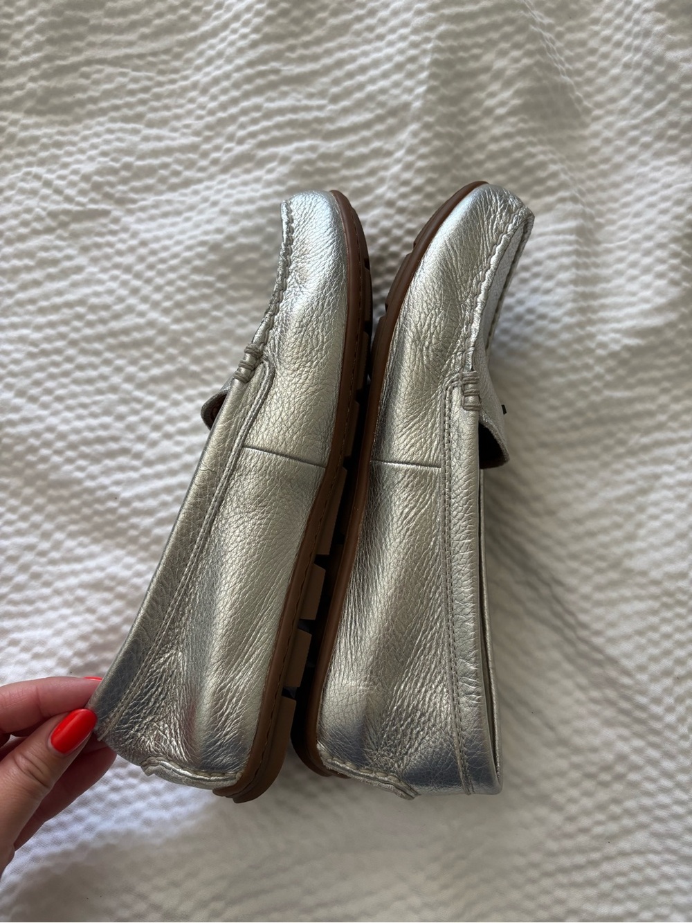 Coach Metallic Loafers - Picture 7 of 10